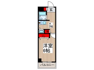 北浦和パ－クハイツの物件間取画像